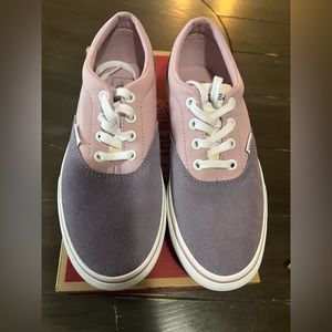 Lilac Colorblock Platform Vans